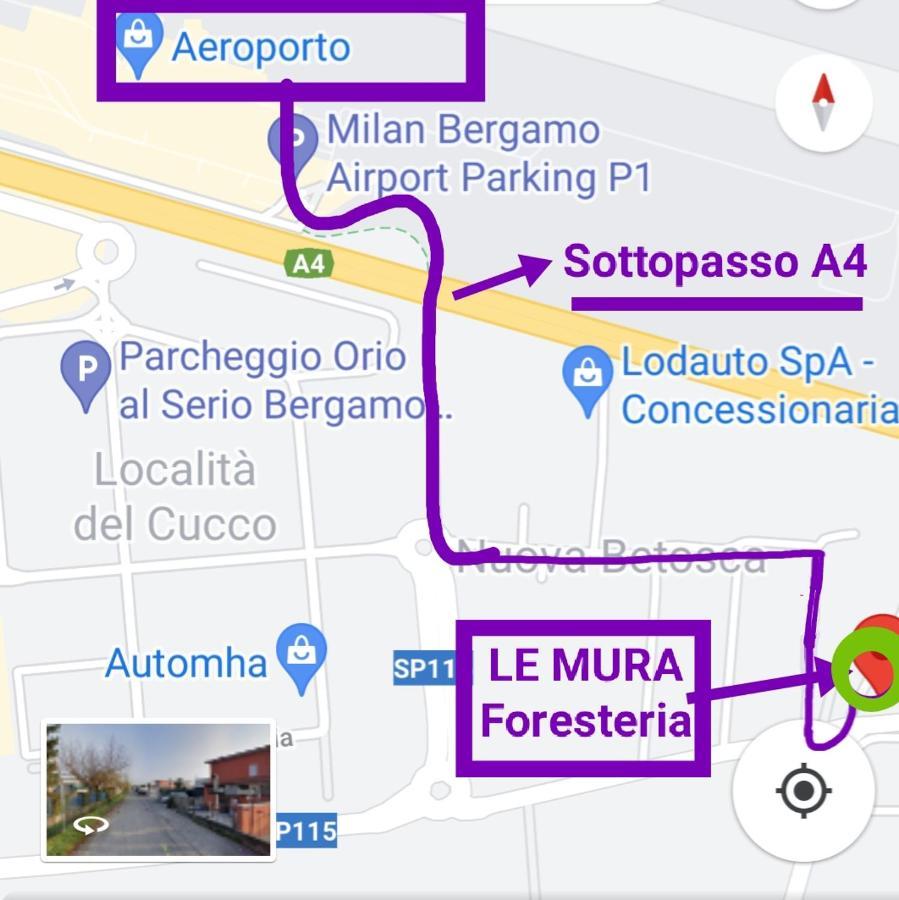 Le Mura Foresteria Grassobbio Buitenkant foto